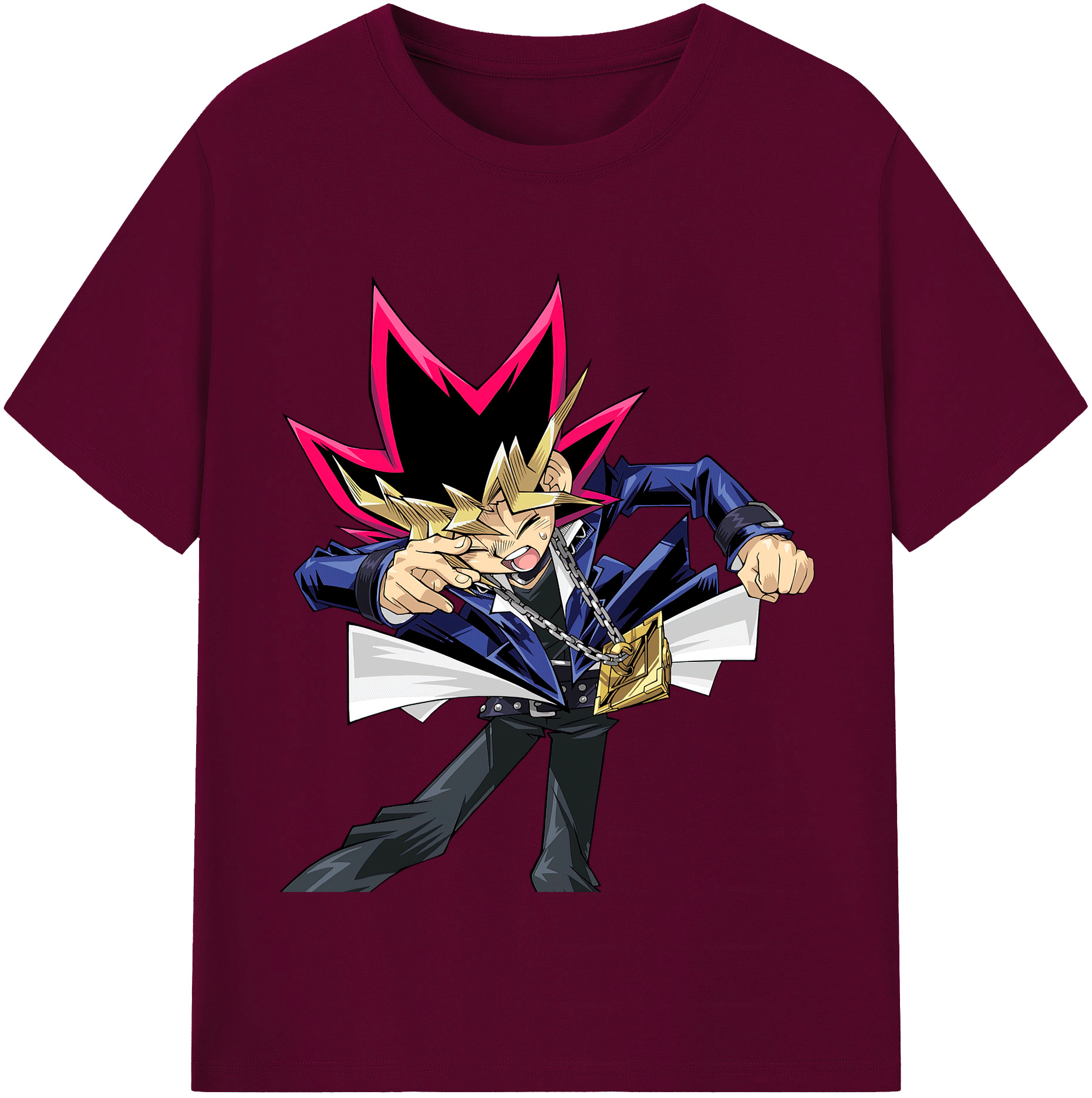 （画像用） 遊☆戯☆王 Yu-Gi-Oh! レディースカジュアルプリントTシャツ（綿100％）